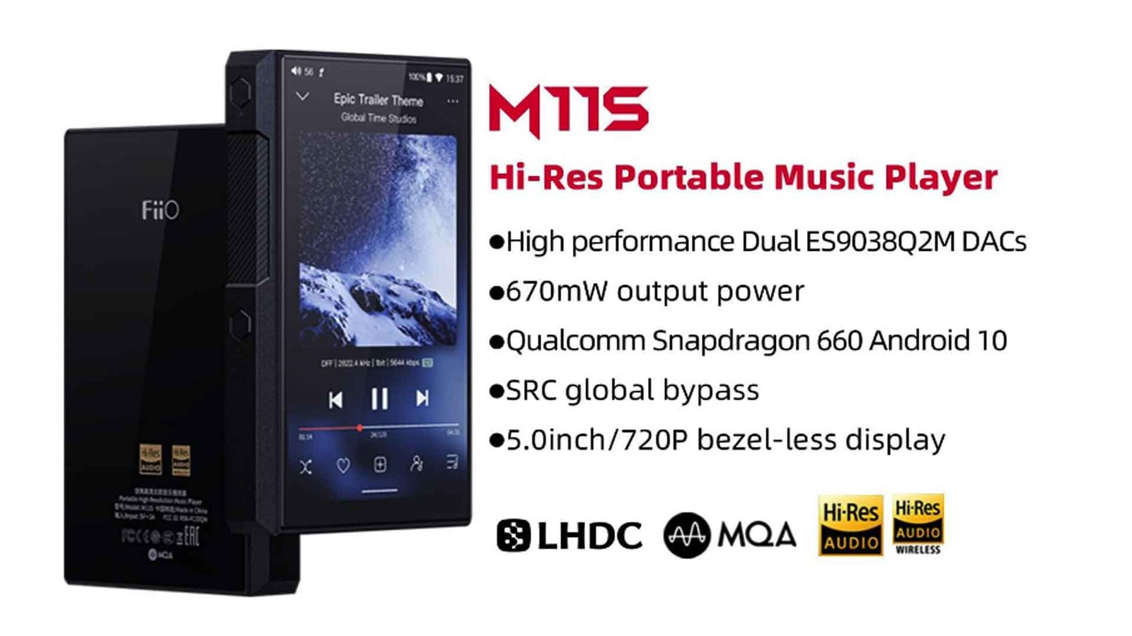 FiiO M11S, FiiO M11S review, FiiO M11S features, FiiO M11S price, FiiO M11S specs, best DAP, best portable music player, MP# music player, FiiO music player, digital audio player